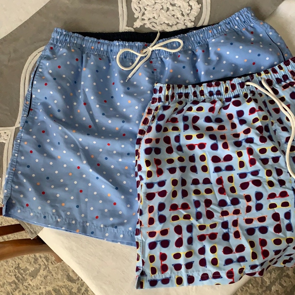 2 pair Southern Proper Swim Trunks XL
